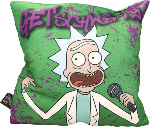 Cojín Cuadrado Get Schwifty Rick Y Morty