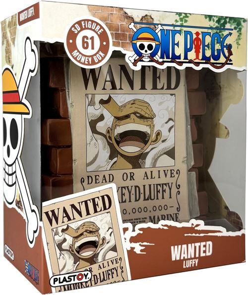 Hucha Wanted Luffy 16 Cm One Piece