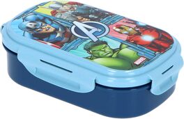Sandwichera Rectangular Con Cubierto Avengers Sandwichera Rectangular Con Cubierto Avengers