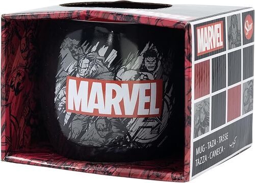 Taza Ceramica Globe 380 Ml Marvel Pattern