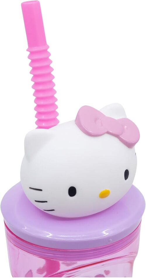 Vaso Figurita 3D 360 Ml Hello Kitty