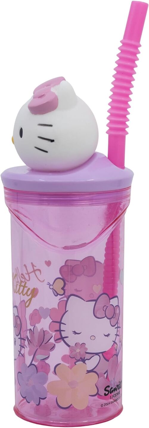 Vaso Figurita 3D 360 Ml Hello Kitty