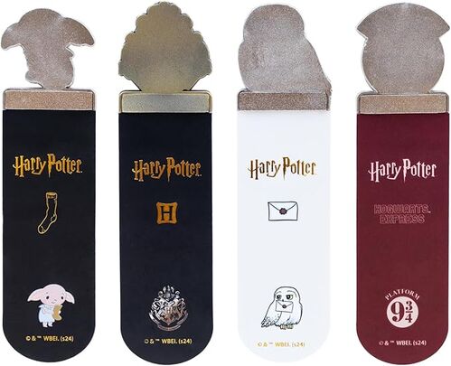 Set de 4 Marcapaginas Harry Potter