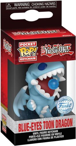 Llavero POP! Yu-Gi-Oh! Keychain Blue Eyes Toon Dragon Attack