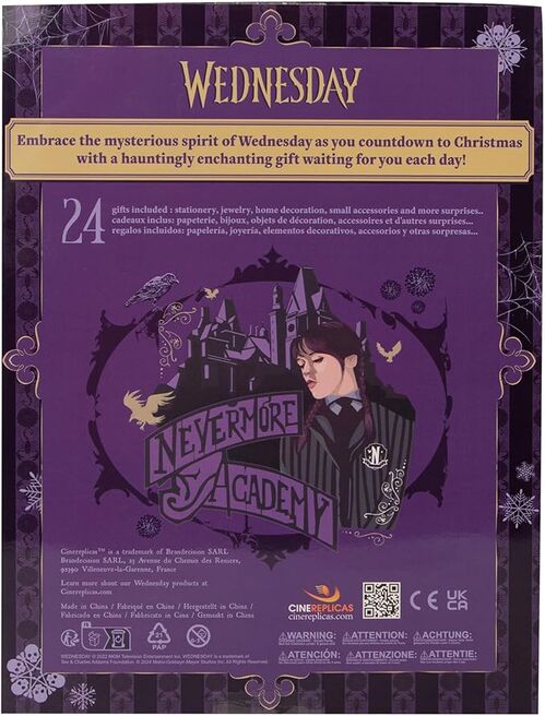 Calendario de Adviento Wednesday 24 items