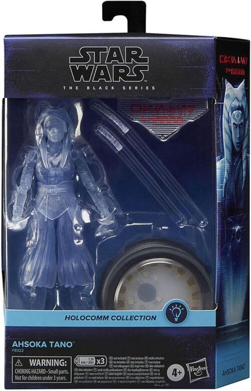 Figura Ahsoka Tano 15 Cm Star Wars Ahsoka Holocomm Collection The Black Series