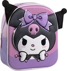 Mochila-Infantil 3d Kuromi Hello Kitty