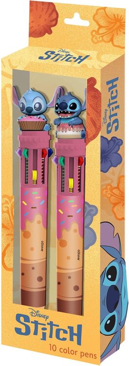 Bolígrafos Stitch 10 Colores Pack2
