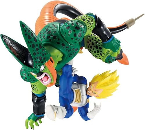 Figura Dragon Ball Revible Moment - Vegeta vs Cell Dragon History II