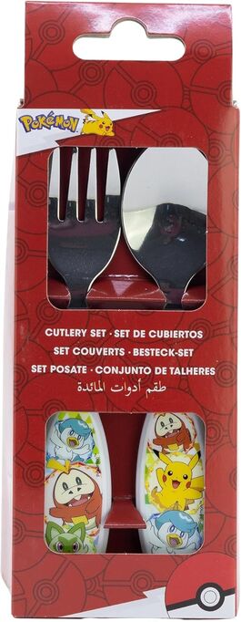 SET TENEDOR CUBIERTOS METALICOS 2 UDS POKEMON SET TENEDOR CUBIERTOS METALICOS 2 UDS POKEMON