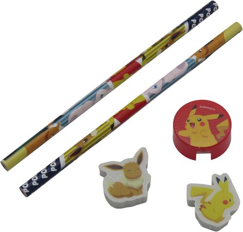Pokémon Set 5 piezas de Papelería