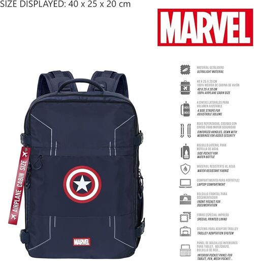 Mochila Marvel Capitán América Mercury