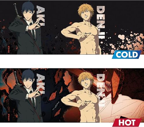 Taza Termosensible Chainsaw Man 460ml