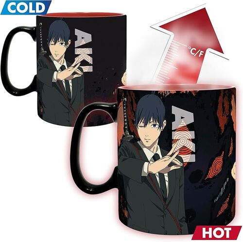 Taza Termosensible Chainsaw Man 460ml