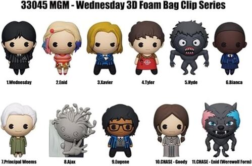 Bag Clip Wednesday 3D Foam