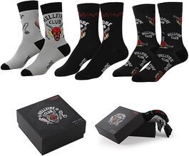 Pack de 3 calcetines Stranger Things Hellfire Pack de 3 calcetines Stranger Things Hellfire