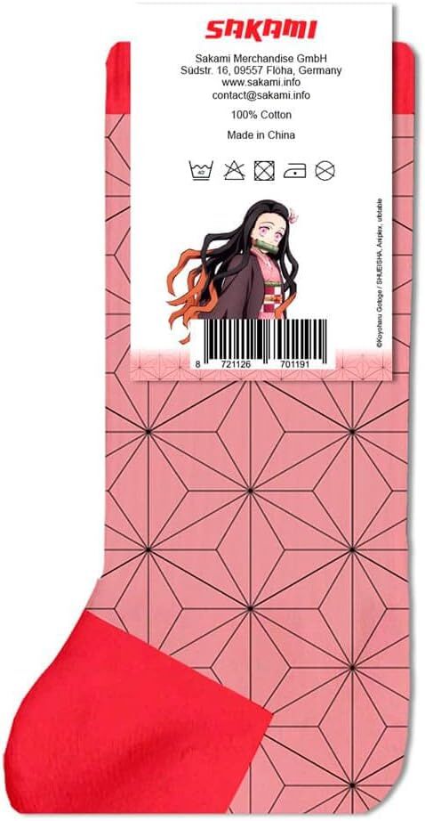 Calcetines - 2-Pack - Demon Slayer - Nezuko Kamado - 36-40