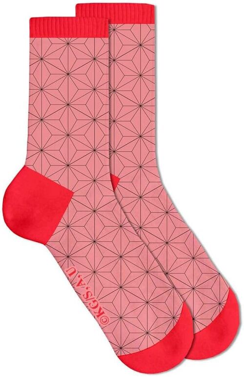 Calcetines - 2-Pack - Demon Slayer - Nezuko Kamado - 36-40