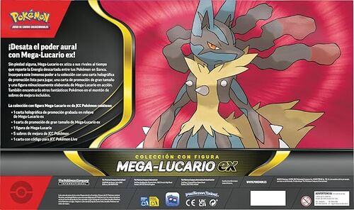 Pokémon Mega-Lucario Ex, Caja Colección con Figura