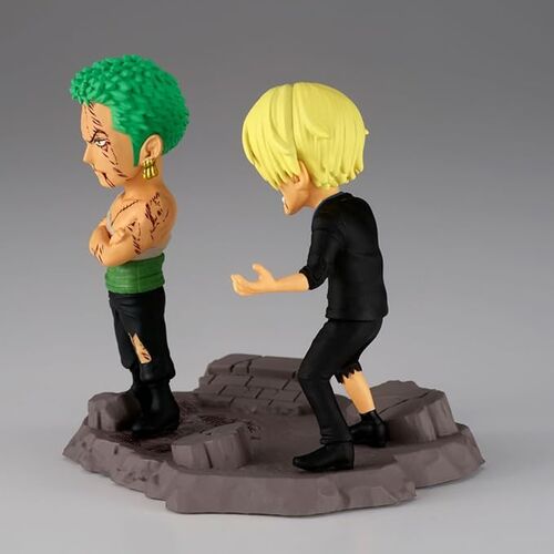 Figura One Piece World Collectable Zoro y Sanji 8cm