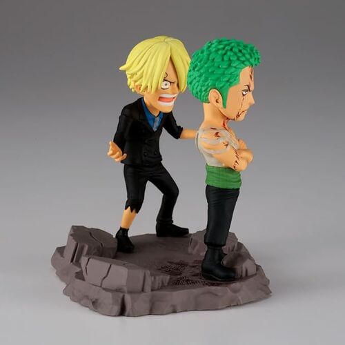 Figura One Piece World Collectable Zoro y Sanji 8cm