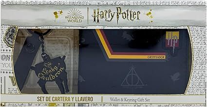 Papelería Harry Potter Set de Cartera y Llavero Premium