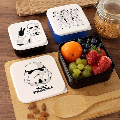 Set 3 Sandwicheras Star Wars Stormtrooper