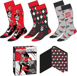 Pack Calcetines 3 Piezas Harley Quinn