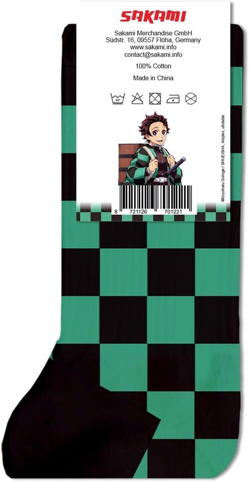 Calcetines - 2-Pack - Demon Slayer - Tanjiro Kamado - 41-45