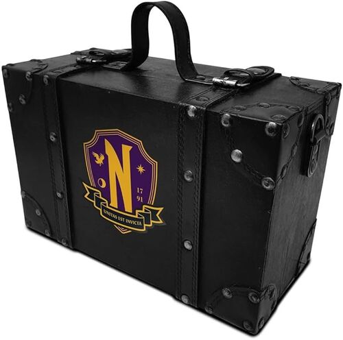 Set de Papelería Miércoles Baúl academia Nevermore