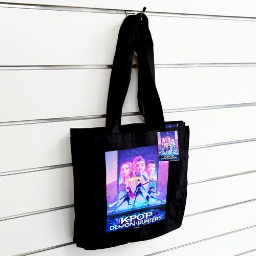 Bolsa Shopping Anime K-POP Demon Hunters Negra
