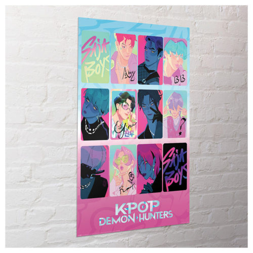 Póster Maxi Anime K-POP Demon Hunters 61x91cm - Light and Dark